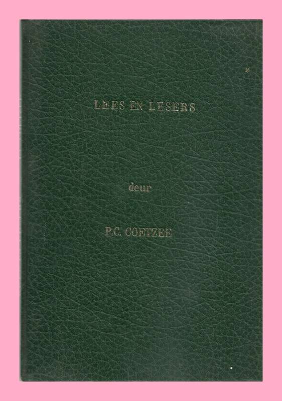 HARD COVER - LEES EN LESERS [CONDITION EXCELLENT]