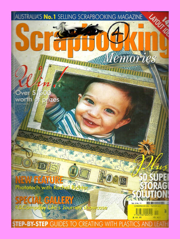 MAGAZINE  -  SCRAPBOOKING MEMORIES VOL 5 NO 11  [CONDITION VERY GOOD]