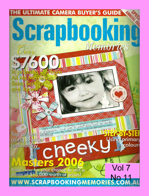 MAGAZINE  -  SCRAPBOOKING MEMORIES VOL 7 NO 11  [CONDITION VERY GOOD]