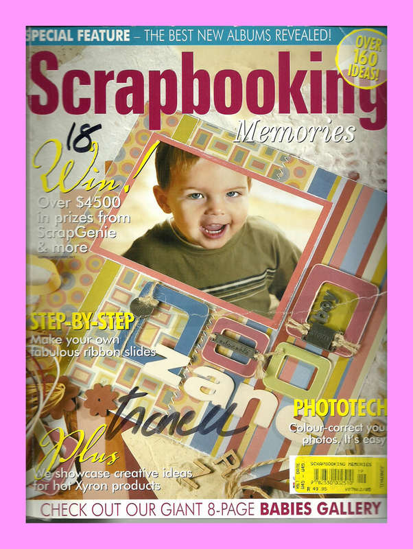MAGAZINE  -  SCRAPBOOKING MEMORIES VOL 7 NO 2  [CONDITION VERY GOOD]