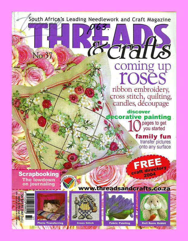 MAGAZINE  -  THREADS and CRAFTS NO 37 [CONDITION VERY GOOD]
