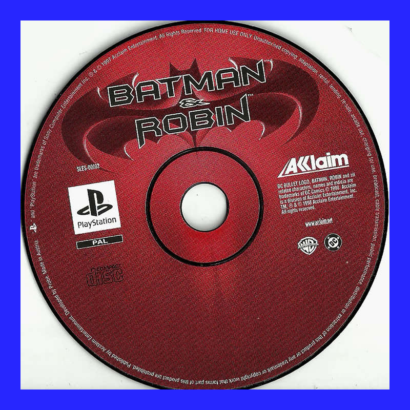 SONY PLAYSTATION CLASSIC - BATMAN & ROBIN [DISC ONLY]