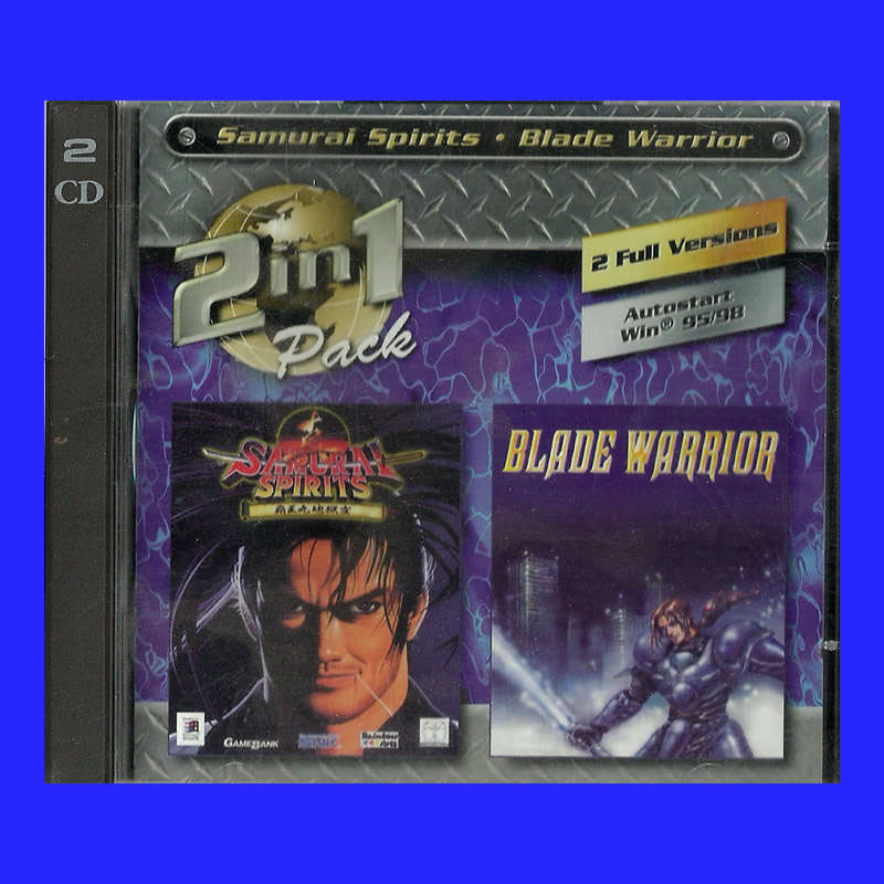 PC CD ROM - 2-IN-1 PACK - SAMURAI SPIRITS & BLADE WARRIOR