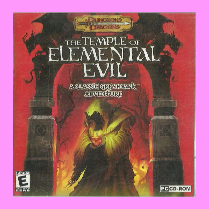PC CD ROM - DUNGEONS AND DRAGONS - THE TEMPLE OF ELEMENTAL EVIL