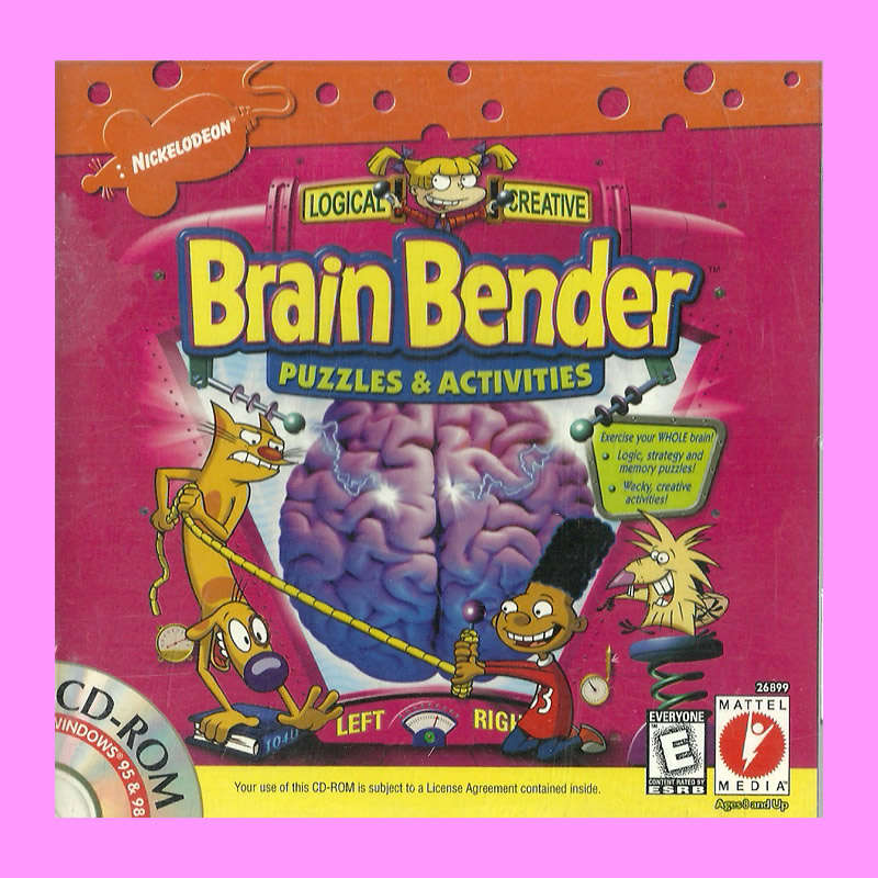 PC CD ROM - NICKELODEON - BRAIN BENDER