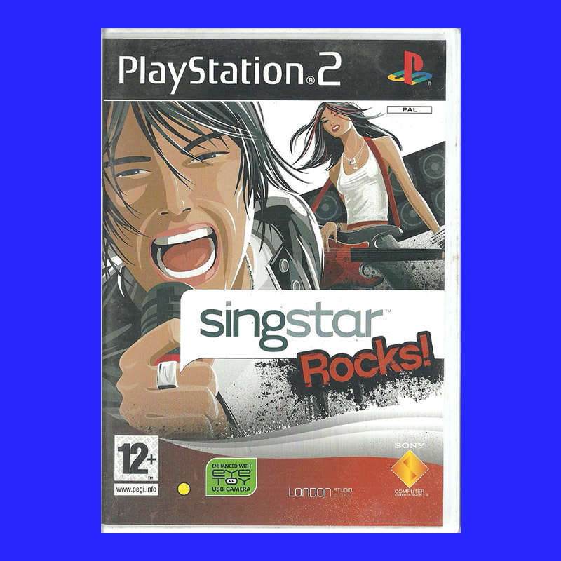 SONY PLAYSTATION 2 GAME - SINGSTAR ROCKS!