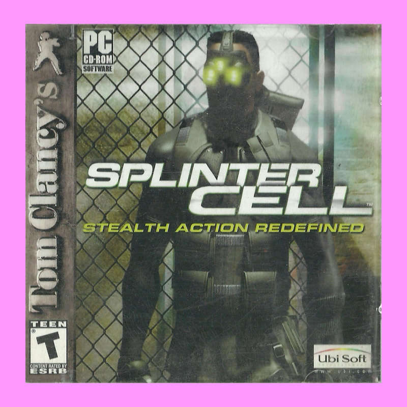 PC CD ROM - TOM CLANCY`S SPLINTER CELL