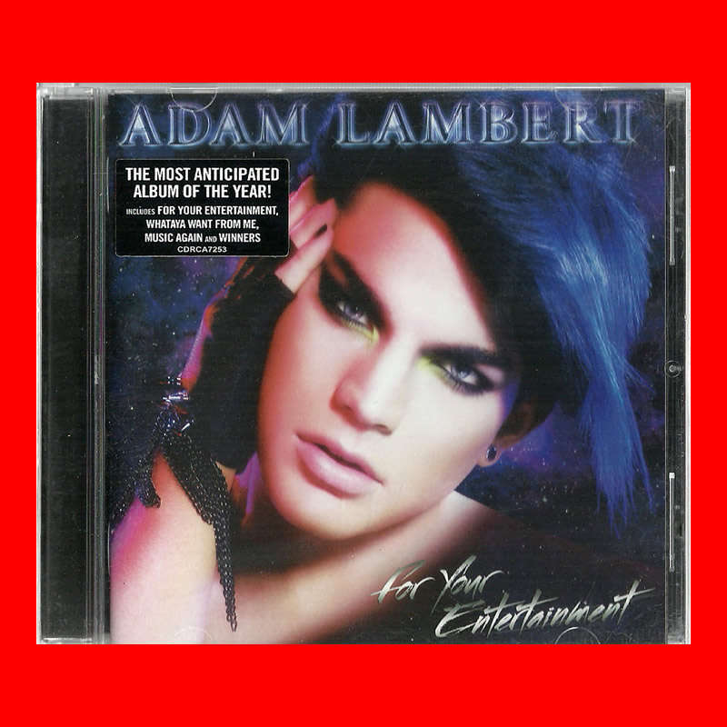 MUSIC CD - ADAM LAMBERT - FOR YOUR ENTERTAINMENT