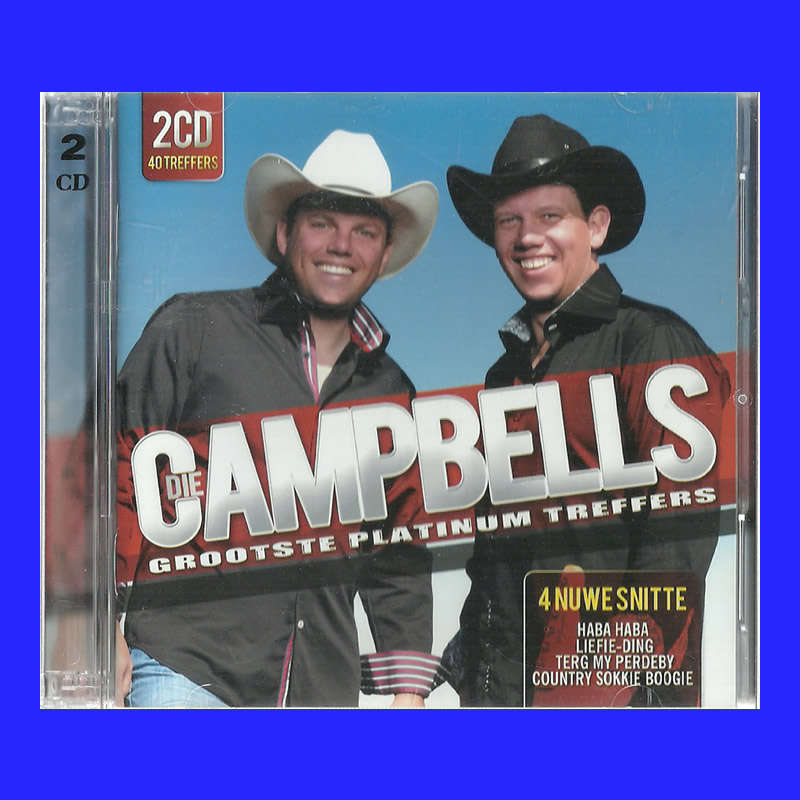 MUSIC CD  - DIE CAMPBELLS - GROOTSTE PLATINUM TREFFERS (CONDITION - AS NEW)