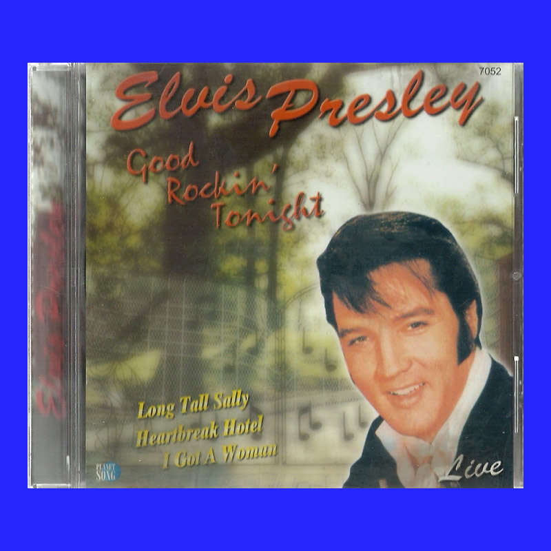 MUSIC CD  - ELVIS PRESLEY LIVE - GOOD ROCKIN` TONIGHT (CONDITION - AS NEW)