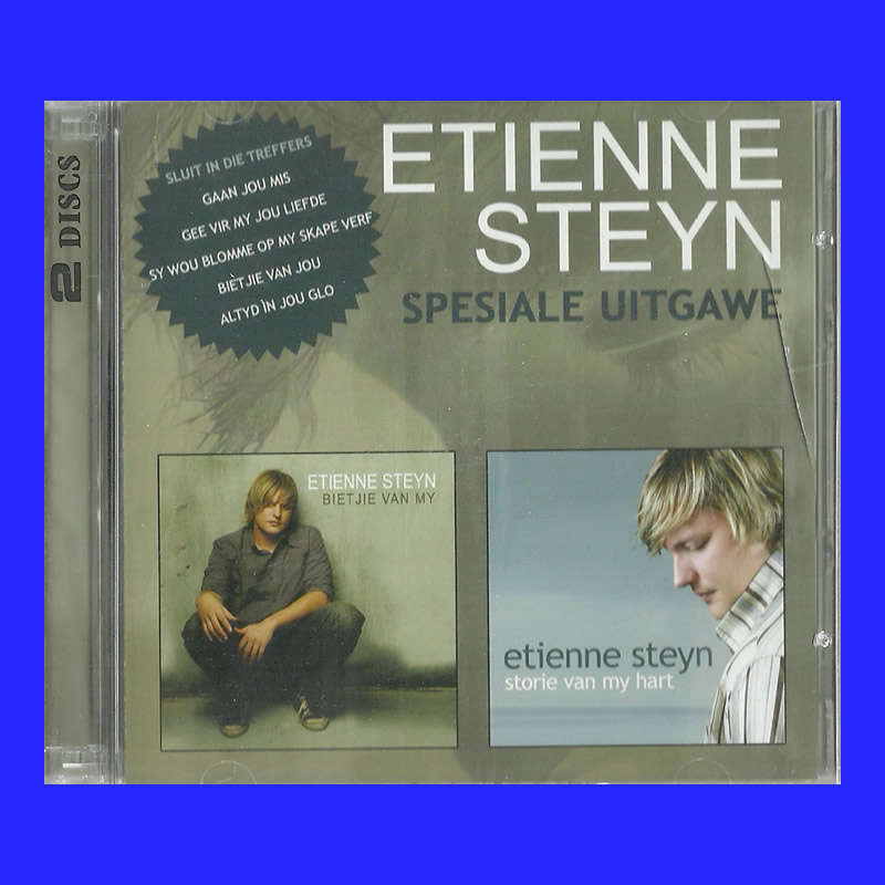 MUSIC CD 2 DISCS - ETIENNE STEYN - SPESIALE UITGAWE (CONDITION - AS NEW)