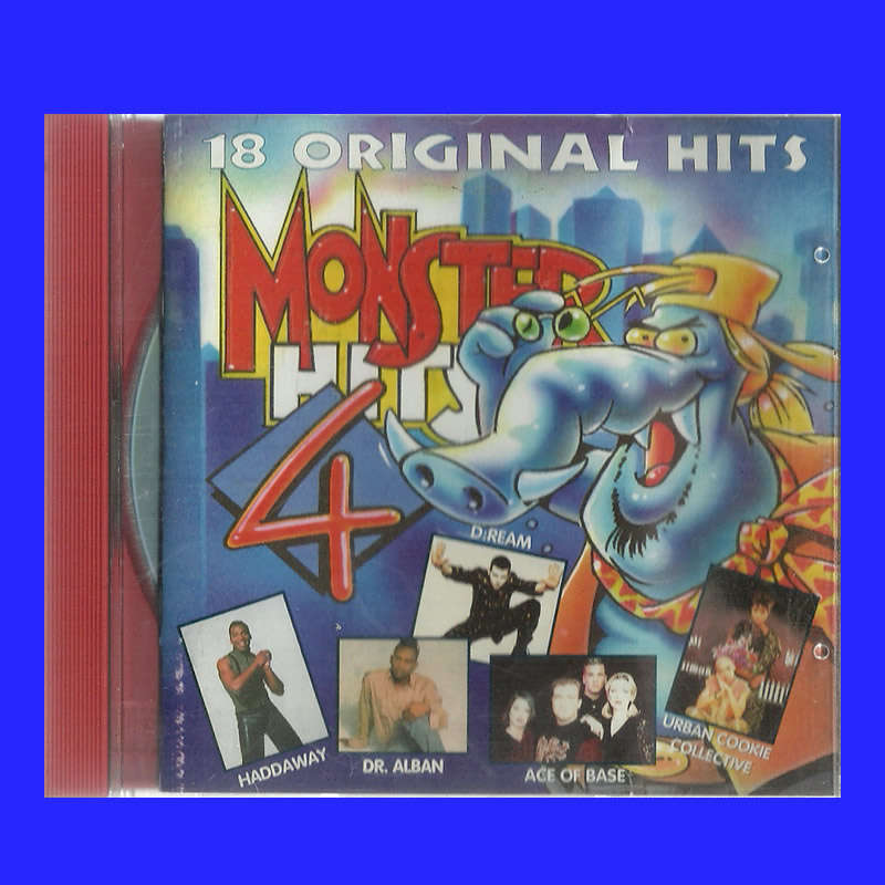 MUSIC CD  - MONSTER HITS 4 (CONDITION - EXCELLENT)