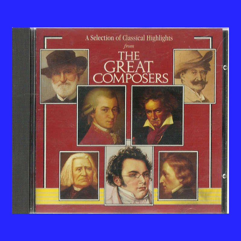 MUSIC CD  - THE GREAT COMPOSERS - A SELECTION OF CLASSICAL HIGHLIGHTS (CONDITION - AS NEW)