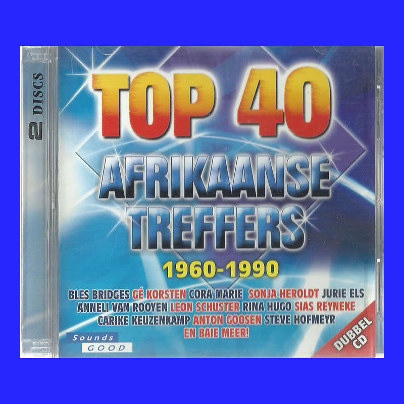 MUSIC CD  - TOP 40 AFRIKAANSE TREFFERS 1960-1990  (CONDITION - AS NEW)
