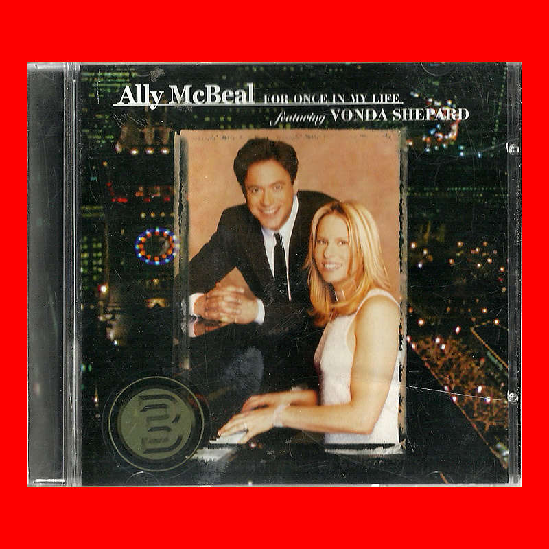 MUSIC CD - VONDA SHEPARD  FOR ONCE IN MY LIFE [MUSIC FROM ALLY McBEAL]