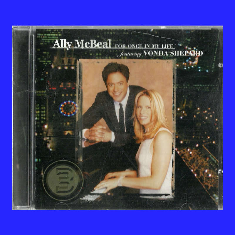 MUSIC CD - VONDA SHEPARD  FOR ONCE IN MY LIFE [MUSIC FROM ALLY McBEAL]