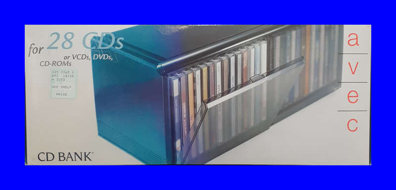 AVEC 28  CD RACK (BLACK)  - SEALED