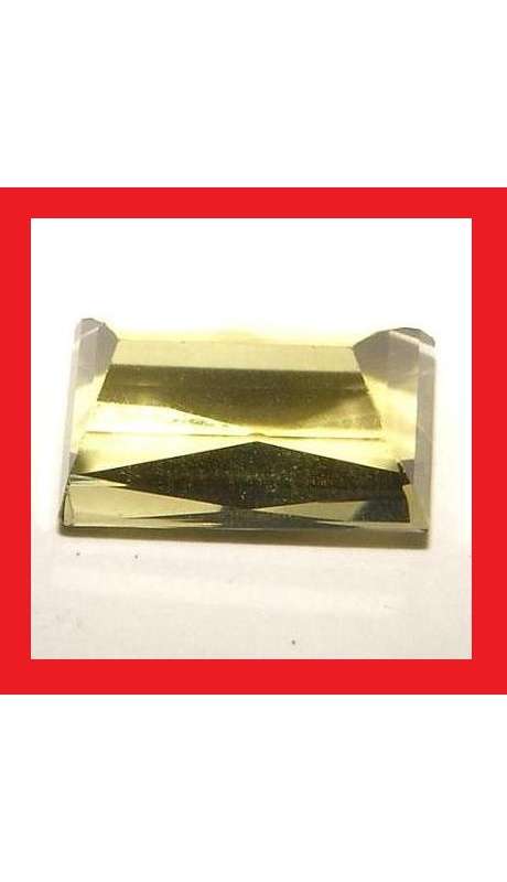Citrine [Brazil] - Faceted Rectangle Shape - 9.53cts