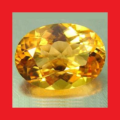 Citrine [Brazil] -  Faceted Oval Shape - 5.16cts
