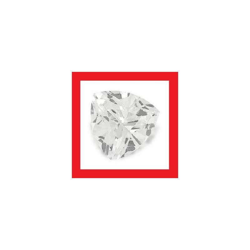 CUBIC ZIRCONIUM - AAA DIAMOND WHITE TRILLIANT FACET - 1.92cts