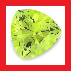 CUBIC ZIRCONIUM - SWEET LIME TRILLIANT CUT - 6.36cts