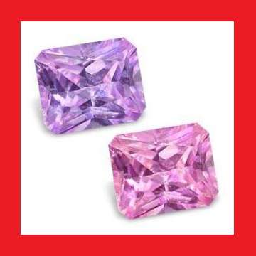 CUBIC ZIRCONIUM - COLOUR CHANGE OCTAGON PRINCESS CUT - 10.41cts