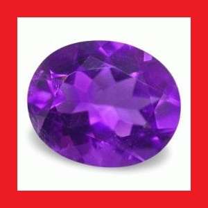 CUBIC ZIRCONIUM - RICH VIOLET OVAL FACET - 4.45cts