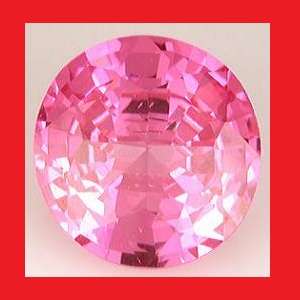CUBIC ZIRCONIUM - PINK ICE ROUND FACET - 6.50cts