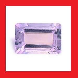 CUBIC ZIRCONIUM - Pink Lavender Faceted Octagon Shape - 1.40cts