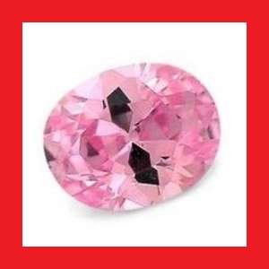 CUBIC ZIRCONIUM - PINK ICE OVAL FACET - 6.28cts