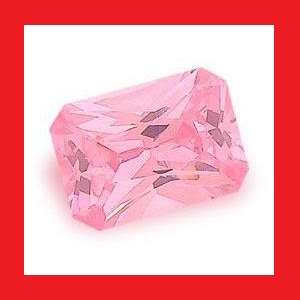 CUBIC ZIRCONIUM - Pink Faceted Octagon Shape - 0.60cts