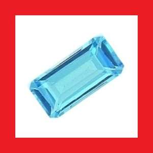 CUBIC ZIRCOMIUM - SWISS BLUE OCTAGON FACET - 1.45cts