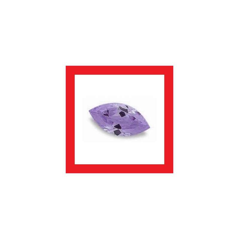 CUBIC ZIRCONIUM - LAVENDER MARQUISE FACET - 5.80cts