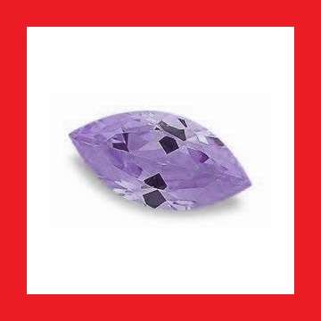 CUBIC ZIRCONIUM - LAVENDER MARQUISE FACET - 5.08cts