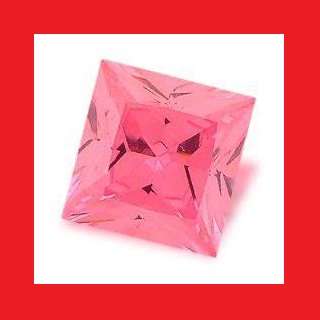 CUBIC ZIRCONIUM - PINK ICE PRINCESS FACET - 6.16cts