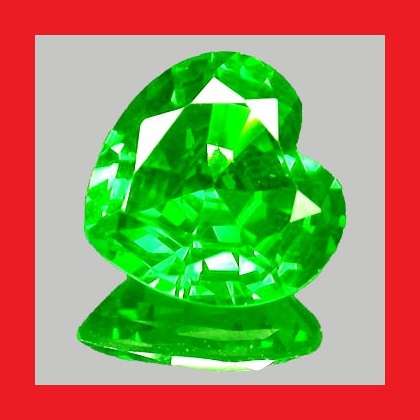 Cubic Zirconium - Faceted Heart Shape - 27.265cts