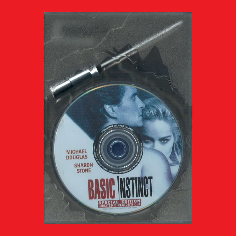 Basic Instinct Unrated DVD - Region 1 (Special Collector's Edition with 'Ice Pick')