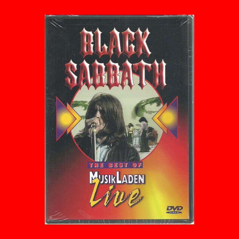SALE! EXTREMELY RARE DVD - BLACK SABBATH - THE BEST OF MUSIK LADEN LIVE  - REGION 1 EDITION