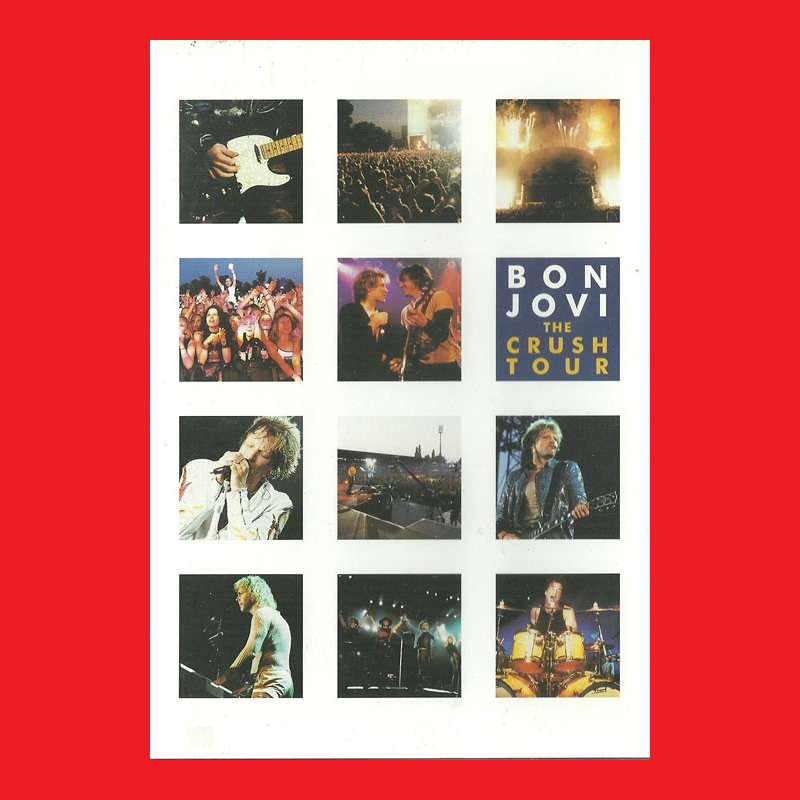 Bon Jovi The Crush Tour DVD - Region Free Edition