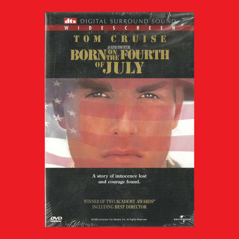 SALE! EXTREMELY RARE DVD - BORN ON THE FOURTH OF JULY  -  REGION 1 EDITION (CONDITION NEW)