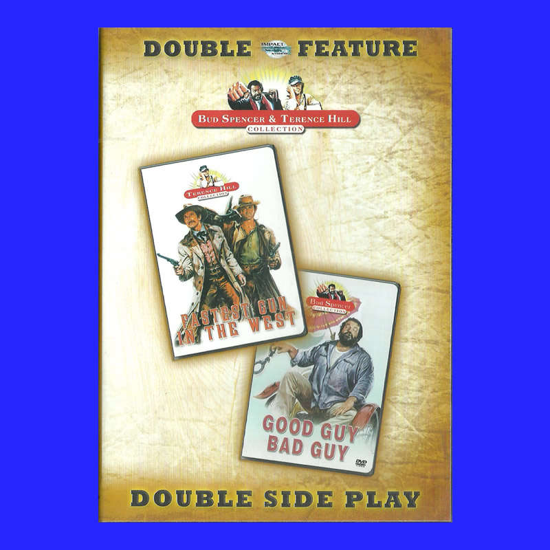 DOUBLE FEATURE DVD - FASTEST GUN IN THE WEST & GOOD GUY BAD GUY - REGION 2
