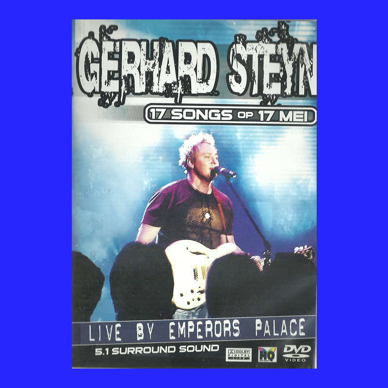 DVD  -  GERHARD STEYN - 17 SONGS OP 17 MEI  - REGION FREE (NEW)