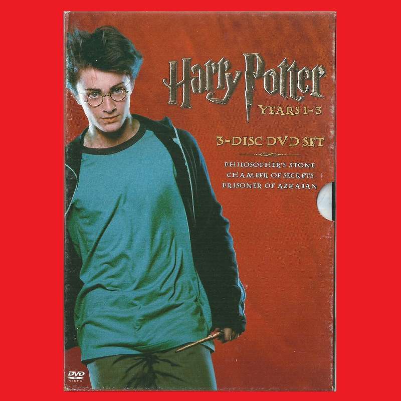 SALE! 3 DISC DVD SET  -  HARRY POTTER YEARS 1 - 3  [REGION 2 EDITION]