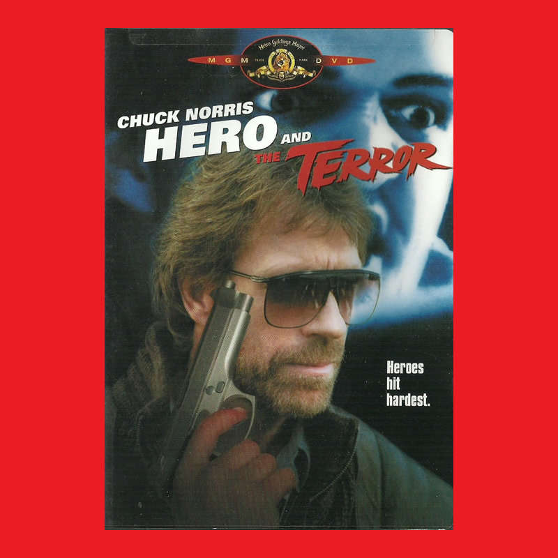 SALE! RARE DVD - CHUCK NORRIS HERO AND THE TERROR  -  REGION 1 EDITION (CONDITION NEW)