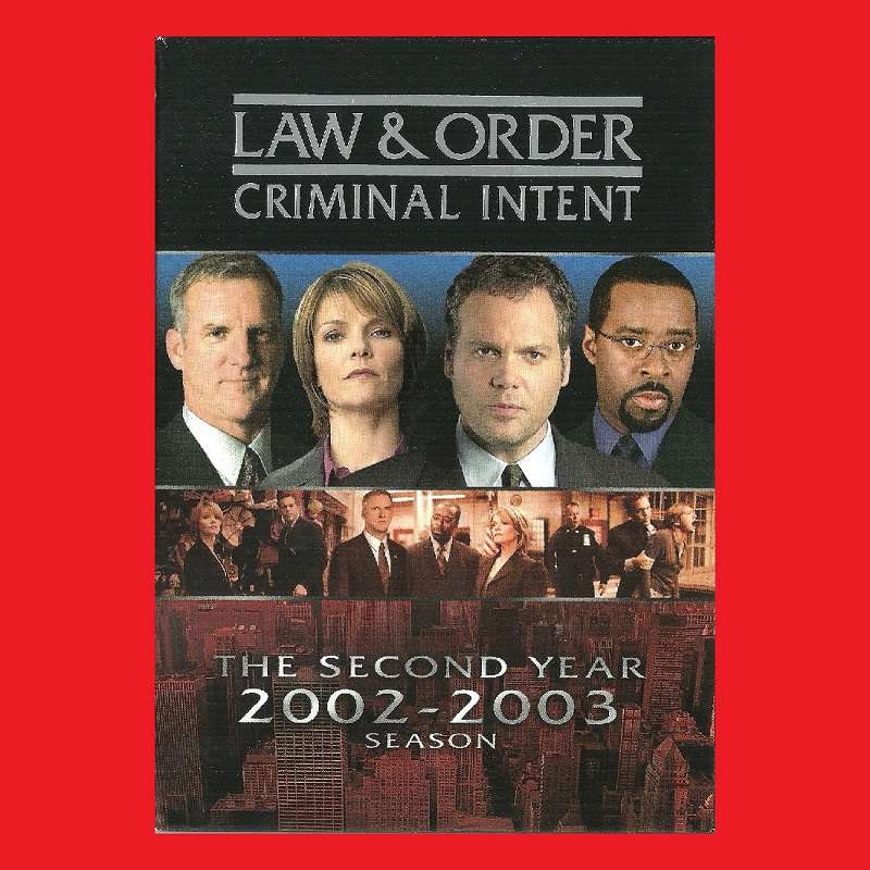 DVD  - LAW AND ORDER CRIMINAL INTENT SEASON 2 -  REGION 1 EDITION [2002-2003]