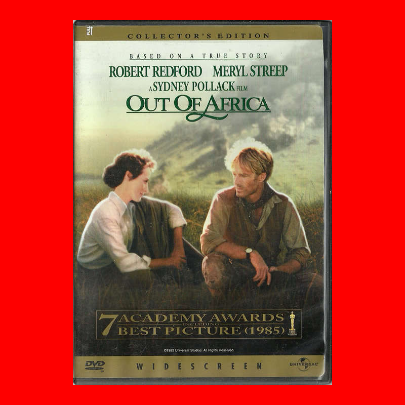 Out of Africa DVD - Region 1 Edition