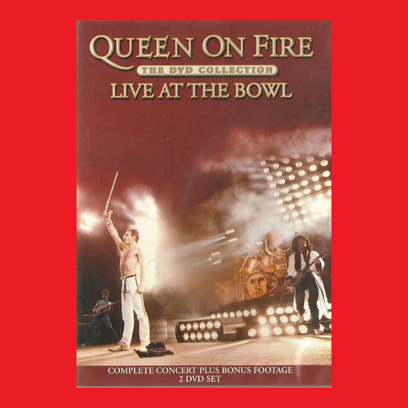 RARE DVD - QUEEN ON FIRE - LIVE AT THE BOWL  - REGION 1 EDITION
