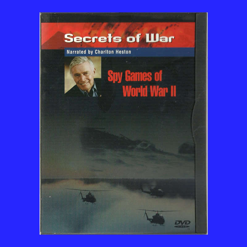 DVD  -  SECRETS OF WAR - SPY GAMES OF WORLD WAR II [REGION 1 EDITION]