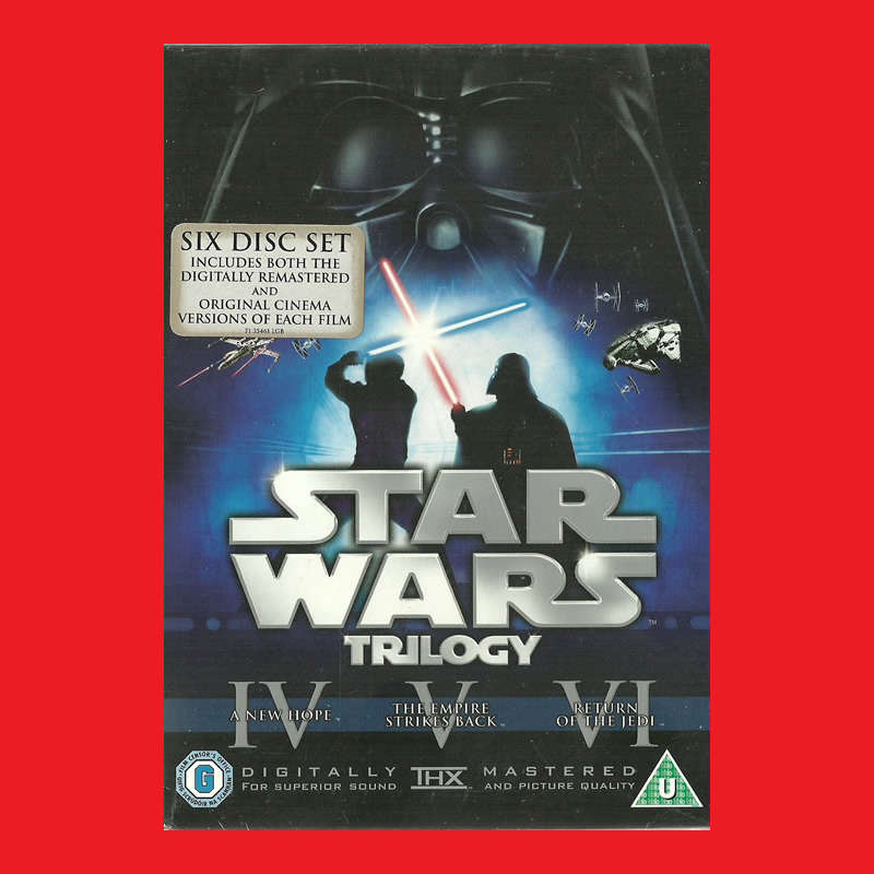 DVD SET  - STAR WARS TRILOGY - REGION 2 EDITION