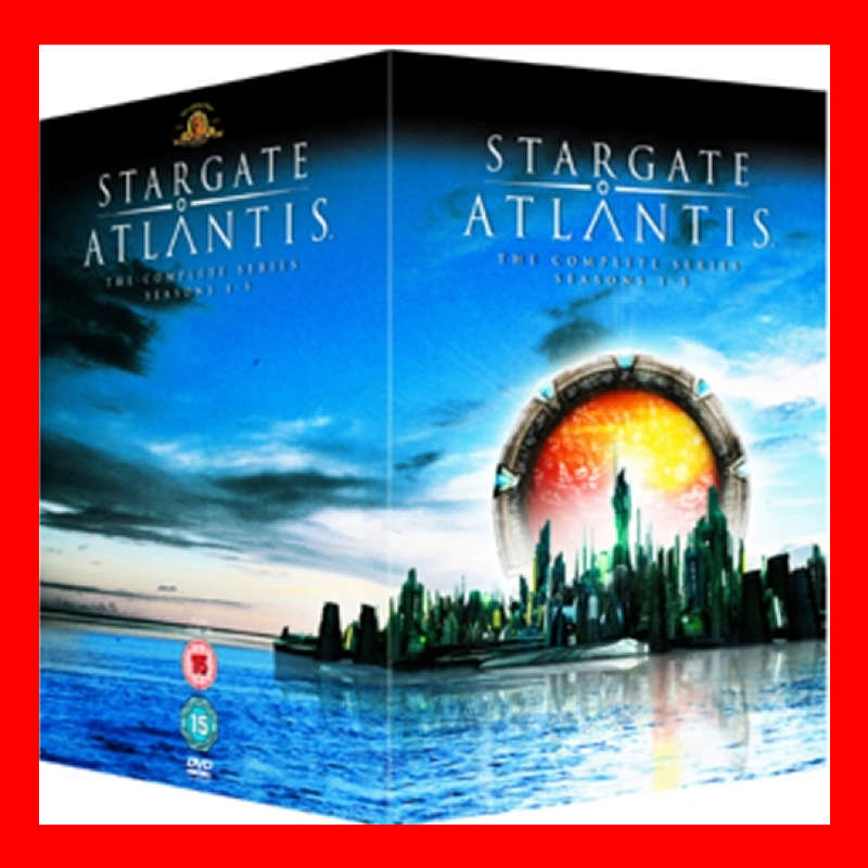 SALE! DVD BOX SET - STARGATE ATLANTIS SEASON 1 TO 5  - REGION 2 EDITION